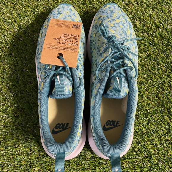Nike Roshe G Spikeless Golf Shoes Teal Green Camo Mens 9.5 FD2599-400 NEW main image 4